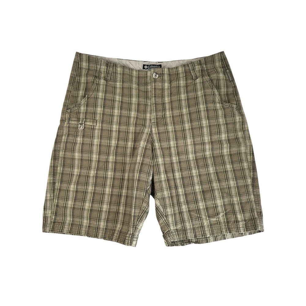 Columbia Plaid Five‎ Pocket Women's 100% Cotton Shorts Size 10 RN69724